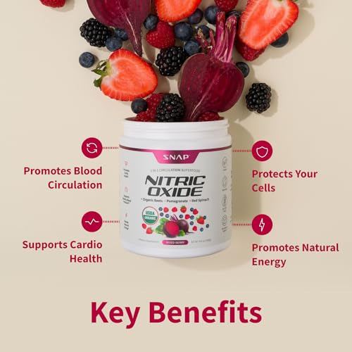 Snap Supplements 850039253010 Usda Organic Beet Root Powder, 3-In-1 Nitric Oxide Supplement thumb #3
