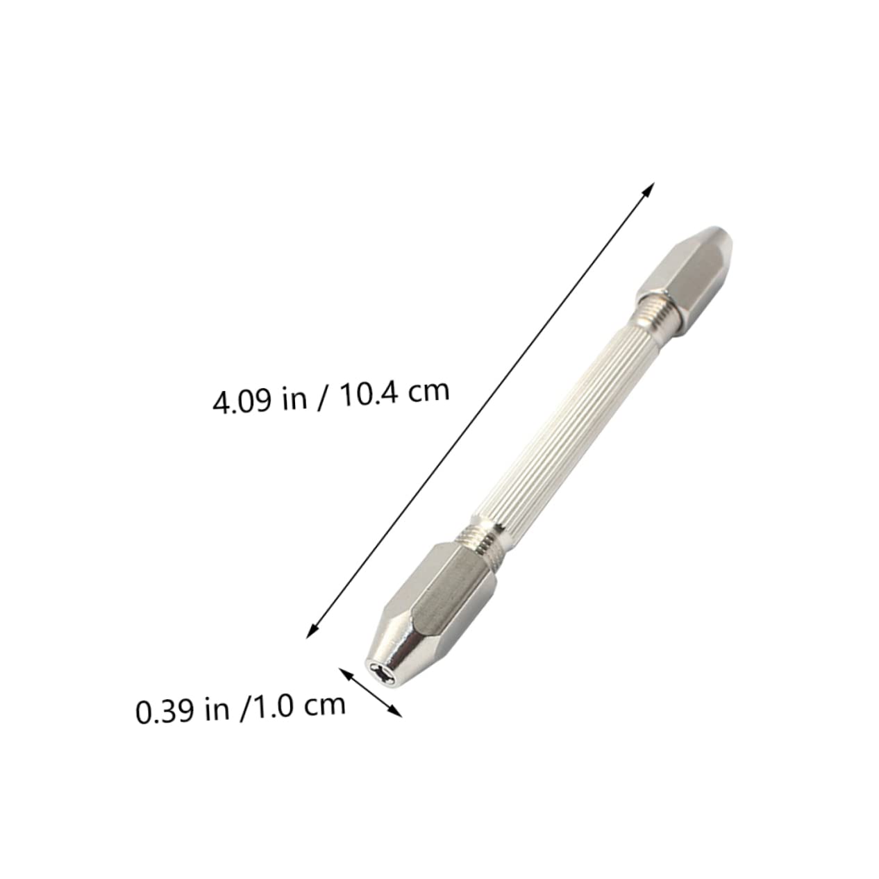 HOMSFOU 3sets Watchmaker Screwdriver Set Pin Vise Wire Tool Mini Hand Drill High Speed Durable Brass 2pcs*3