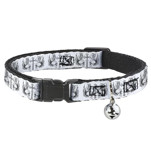 Collar para Gato Breakaway Buckle Down de Calaveras Ajustable 2