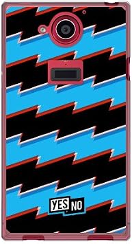 Yesno Lightning Border Saxe Blue Soft TPU Clear / for AQUOS Zeta SH-03G/docomo DSH03G-TPCL-701-Q099