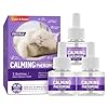 ELEMPURE Ricarica Diffusore di Feromoni Calmanti per Animali Domestici – 3 Flaconi da 48 ml – Favorisce Calma e Benessere in Cani e Gatti – Uso Domestico