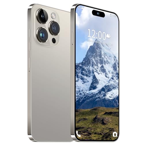 I15 Pro MAX Unlocked Phone,Smartphone Battery 6800mAh 6.8" HD Screen The Phone,Android 13.0 6+256GB with 128GB Memory Card Cell Phone, 5G/Face ID/Fingerprint Lock/GPS (Blue)
