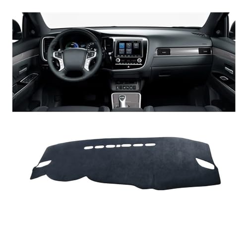 Tapis de tableau de bord pour Outlander 3 2013-2020 | Protection noire LHD