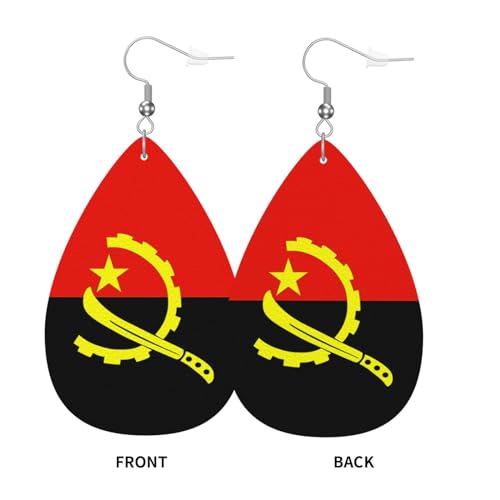 Leather Earrings For Women Dangle Earrings Lightweight Teardrop Earrings3