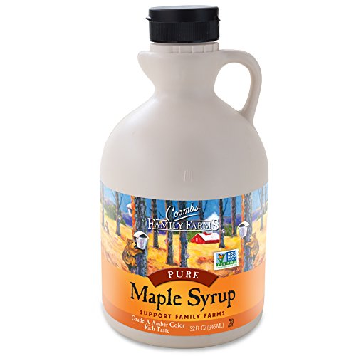 Coombs Family Farms Maple Syrup, Pure Grade A, Amber Color, Rich Taste, 32 Ounce Jug