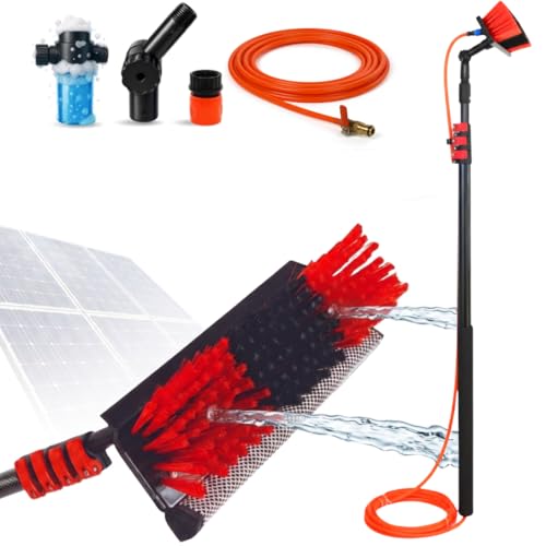 Barras telescópicas | Telescopic Hydrocleaner - Limpia Placas Solares, Canalones, Escoba Telescópica Para Limpieza, Dosificador De Jabón, Vidrios, Lavado Camiones,Cartelería, Embarcaciones Escoba Telescopica 4.6mts