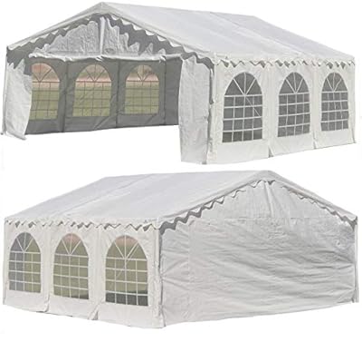 Delta 20'x16' Budget PE Tents for Parties, Outdoor Canopy Carpas para Fiestas, Wedding Party Event Shelter with Waterproof Top & Removable Sidewalls for Patio Outdoor Garden Events