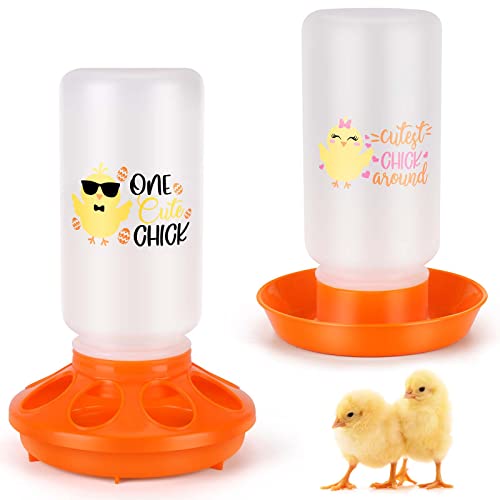 TGEYD Chick Feeder and Waterer Set – Automatic 1L...