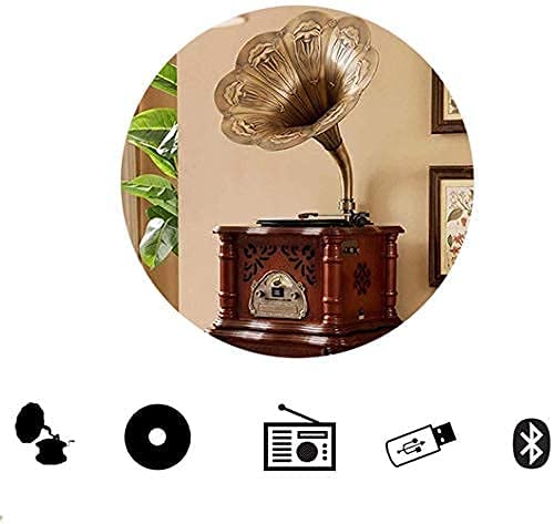 VSDEXR Tourne-Disque, boîte à Musique Haut-Parleur Bluetooth rétro Platine Vinyle Vintage Haut-parleurs en Forme de… - Les Beatles, Paul McCartney, John Lennon, RIngo Starr, George Harrison VSDEXR Tourne-Disque, boîte à Musique Haut-Parleur Bluetooth rétro Platine Vinyle Vintage Haut-parleurs en Forme de… – Image 4