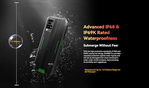 Blackview BV4800 Pro 12Go 128Go Smartphone incassable étanche Android 14 - 5