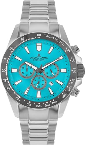 Chronographe pour homme Jacques Lemans Liverpool 1-2140K noir
