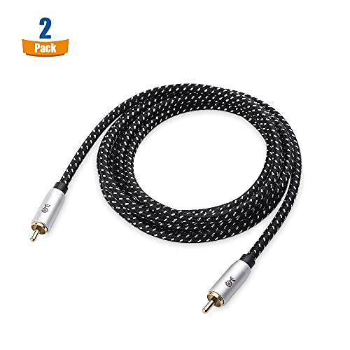 Câble pour subwoofer blindé Cable Matters, double câble coaxial numérique 1.8m anti-interférence - 2
