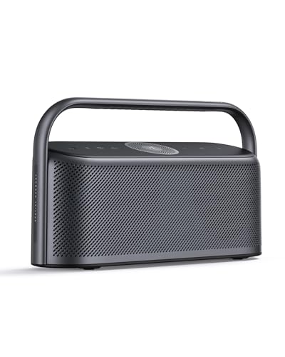Image of soundcore Motion X600 Portable Bluetooth Speaker, Hi-Res Spatial Audio with Wireless 50W Sound, IPX7 Waterproof, Pro EQ, AUX-in, Portable Speaker for Home, Office, Backyard and Bathroom Use