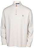 Polo Ralph Lauren Mens Half Zip French Rib Cotton Sweater