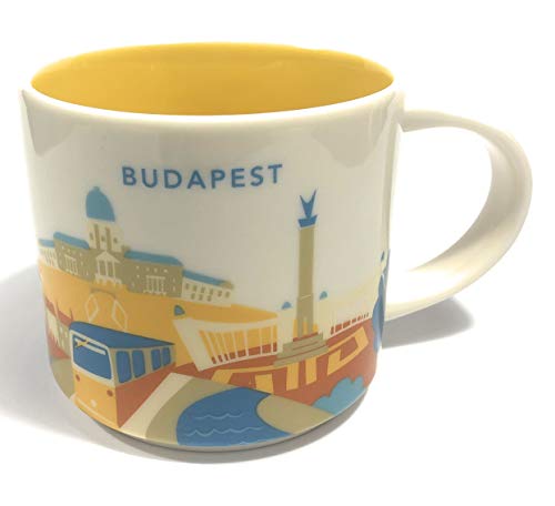 Starbucks Taza de café Budapest You Are Here, 16 oz