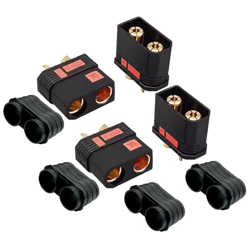 2Pairs Qs8 Connector Male Female High Current Antispark Connector for Remote Control Toys Drone Battery Charger