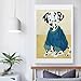 Hanna Peterson Dalmatian in Sweatshirt Poster Artworks Picture Print Poster Wall Art Painting Canvas Decor Home Posters Decorative 12x18inch(30x45cm)