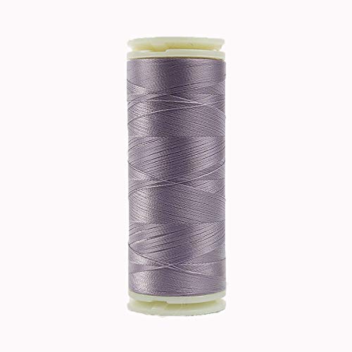WonderFil, Specialty Threads, InvisaFil, 2-Ply Cottonized Soft Polyester, Silk-Like Thread for Fine Sewing, 100wt - Smokey Lavender, 400m