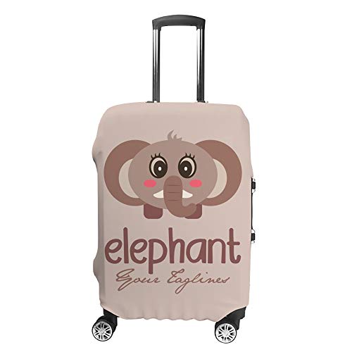 Housse de valise Chehong motif éléphant en tissu premium extensible