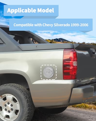 Couvercle de réservoir de carburant compatible Silverado Tahoe Suburban 1999-2006