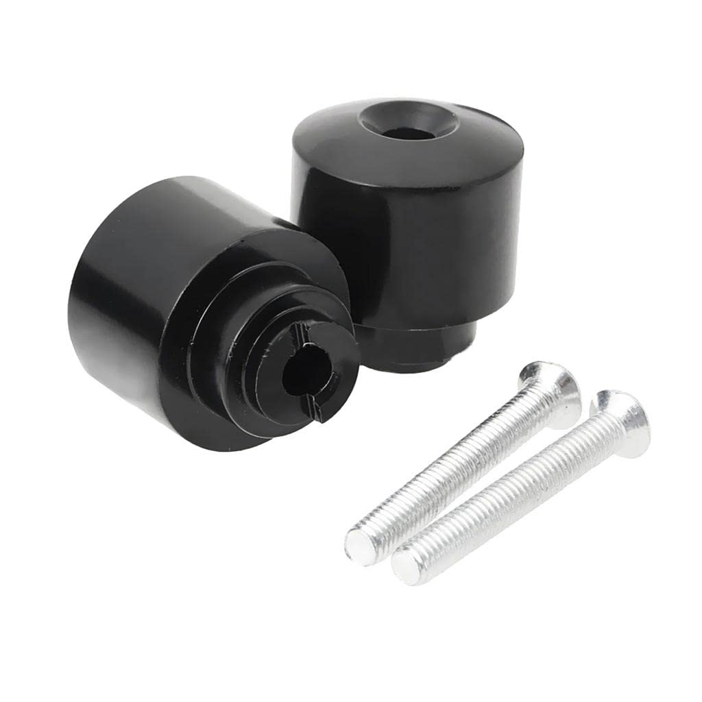 Embouts de guidon alu CNC noir contre vibrations 600 1000RR