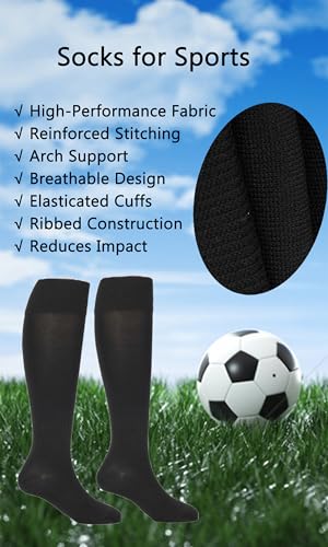 Athletic Knee High Socks Multi-Sports Long Socks for Men Women Baseball Softball Soccer Running2