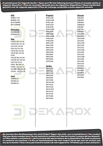 DEKAROX Unterhitze Heizelement 1000W 220/240V für AEG Electrolux Juno Zanussi Zanker 357063501/5 3570635015 für Backofen Herd