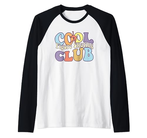 Patinaje artístico Cool Club Patinaje sobre hielo Patinaje de velocidad Invierno Camiseta Manga Raglan