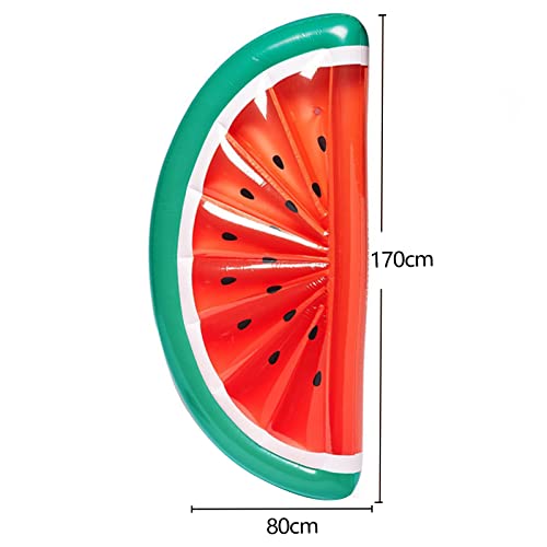 Neluxfe Luftmatratze Pool Wasser Hängematte, Aufblasbar Matratze, Schwimmmatratze Schwimmsessel Spielzeug für Erwachsene Sommer (Wassermelone) – Bild 3