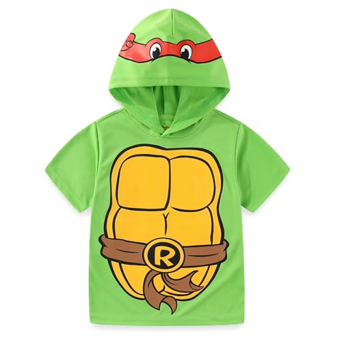 Image of Nickelodeon Teenage Mutant Ninja Turtles Boys Hooded Shirt and Short Set for Toddler and Big Kids