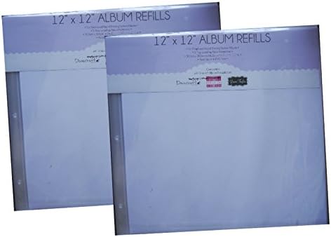 Grant Studios Grace Taylor First Edition 12" x 12" Scrapbook Album Refill Pages Protectors x 5 (2 packs)