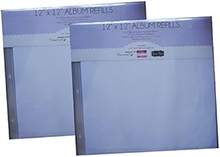 Grant Studios Grace Taylor First Edition 12" x 12" Scrapbook Album Refill Pages Protectors x 5 (2 packs)