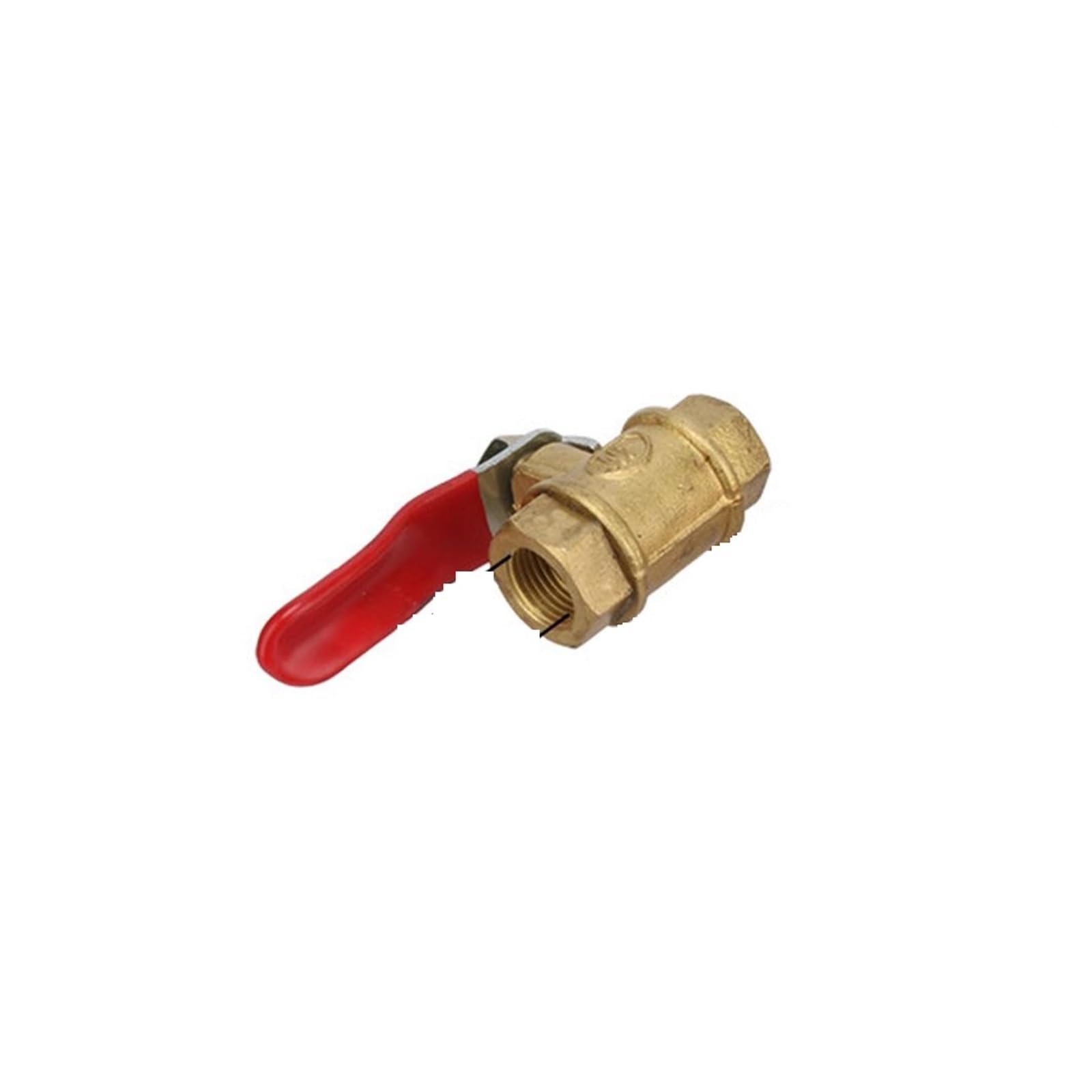 Válvula de bola de latón 1/8" BSP hembra tipo interruptor de cierre para líneas de combustible