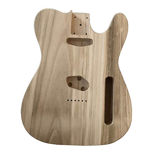 Tongina Unfinished Guitar Body Maple Wood Blank Guitar Barrel for T Style Electric Guitars DIY Parts Guitars Accessories