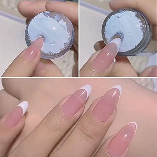 Gexo Nail Art Stamper Clear Silicone Kit With Scraper Decorations Supplies 1Pcs Transparent Jelly Soft Print For Fast French Nails Tip Manicure Tools, Transparents #TOP5