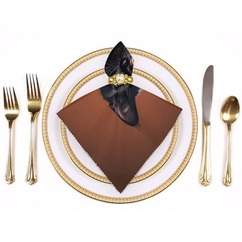 Serviettes de table lavables durables pour décoration de dîner sans déchet