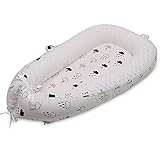 WEZOXV Baby Lounger Baby Nest Co Sleeper Bed for Newborn Portable Ultra Soft Breathable Fiberfill...