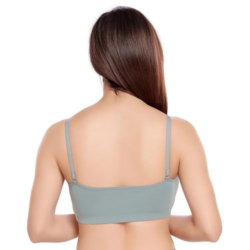 Image of juliet Women's Non Padded Non Wired Cotton Sports Bra JS 90-5 Grey 2XL