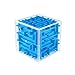 Produktbild Wings of wind - 3D Labyrinth Würfel Dreidimensionale Magic Maze Kinder Pädagogisches Puzzle Spielzeug 8 x 8 x 8 cm (Blau)