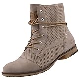 Mustang Femme 1382 501 Botte Tendance, Beige, 38 EU
