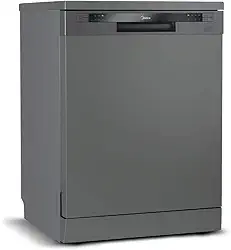 LAVA-LOUCAS MIDEA 14 SERVICOS CINZA 220V