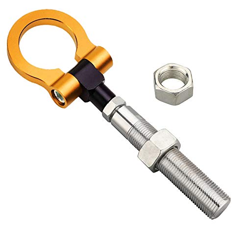 Crochet de remorquage robuste en aluminium anodisé or pour Infiniti