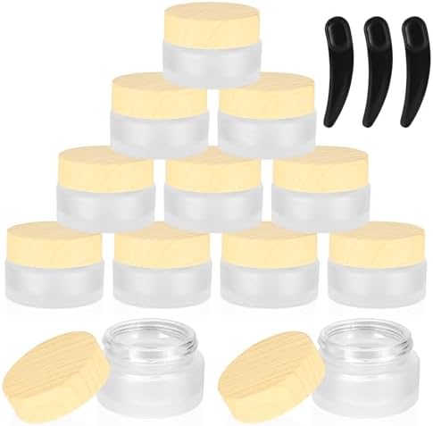 Lot De 6 Petits Pots En Plastique Transparent 5ml - Pour échantillons De Crème, Maquillage, Voyage, DIY