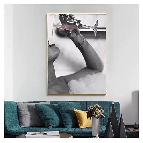 Impression sur toile murale art de salle de bains moderne chic - 2
