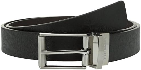 Steve Madden mens Dress Casual Every Day Leather Belt Belt (pack of 1)