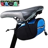 GRANDE CAPACITÉ: Cette version de très petite taille avec une bouche à glissière permet aux cyclistes d'emporter vos articles nécessaires en faisant du vélo! Assez d'espace à l'intérieur permet de ranger facilement vos clés, téléphones, petits outils, etc.