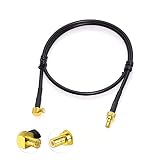 Eightwood DAB+ Antenne Adapter MCX Stecker auf SMB Adapter MCX Kabel RG174 40cm 1.3ft DAB Antenne Kabel für Blaupunkt Beat TechniSat Pioneer Sony Kenwood Alpine MEHRWEG
