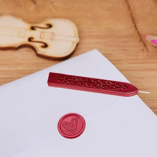 Wax Stick, Wax Seal, Antique Sealing Wax, 10 Pieces Wax Wax, Vintage Wax Sticks, Sealing Wax Sticks, Letter Wax Stick with Wick - Image 4