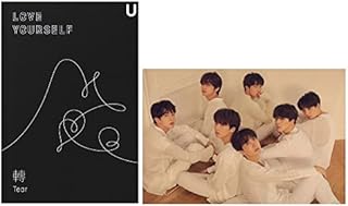 BTS Love Yourself Tear (U version) 3rd Album Bangtan Boys CD+Poster+Photobook+Minibook+Photocard+Standing Photo+Gift (Extra 6 Photocards and 1 Double-Sided Photocard Set)
