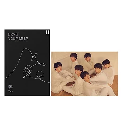 BTS Love Yourself Tear (U-version) 3:e album Bangtan Boys CD+affisch + fotobok + Minibook+Fotokort + stående foto + present (extra 6 fotokort och 1 dubbelsidig uppsättning av fotokart)